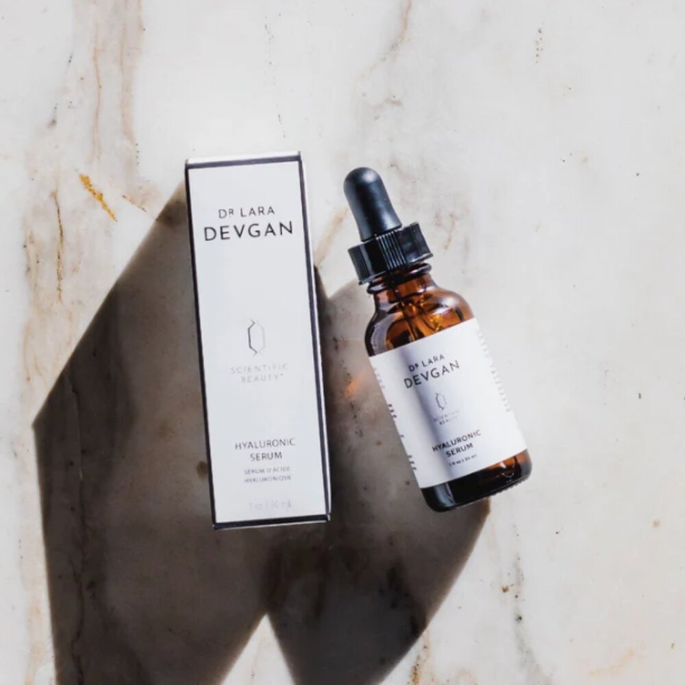NIB DR. LARA DEVGAN SCIENTIFIC BEAUTY Hyaluronic Serum Full Size Retail $245.00